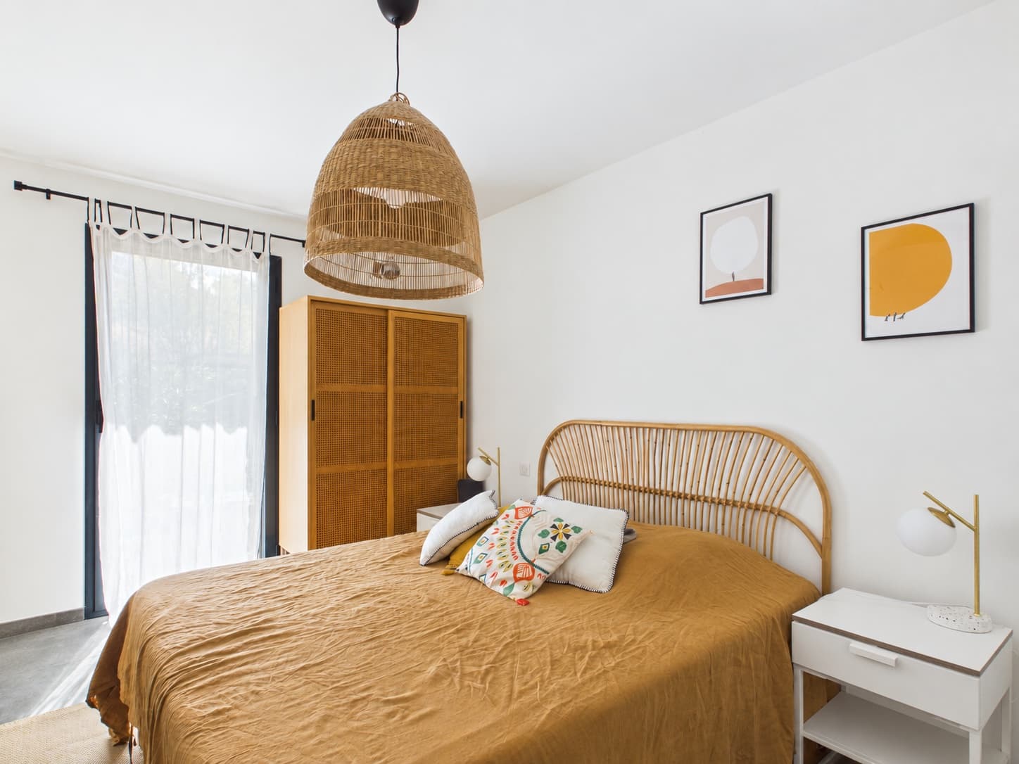 Chambre principale de l'appartement