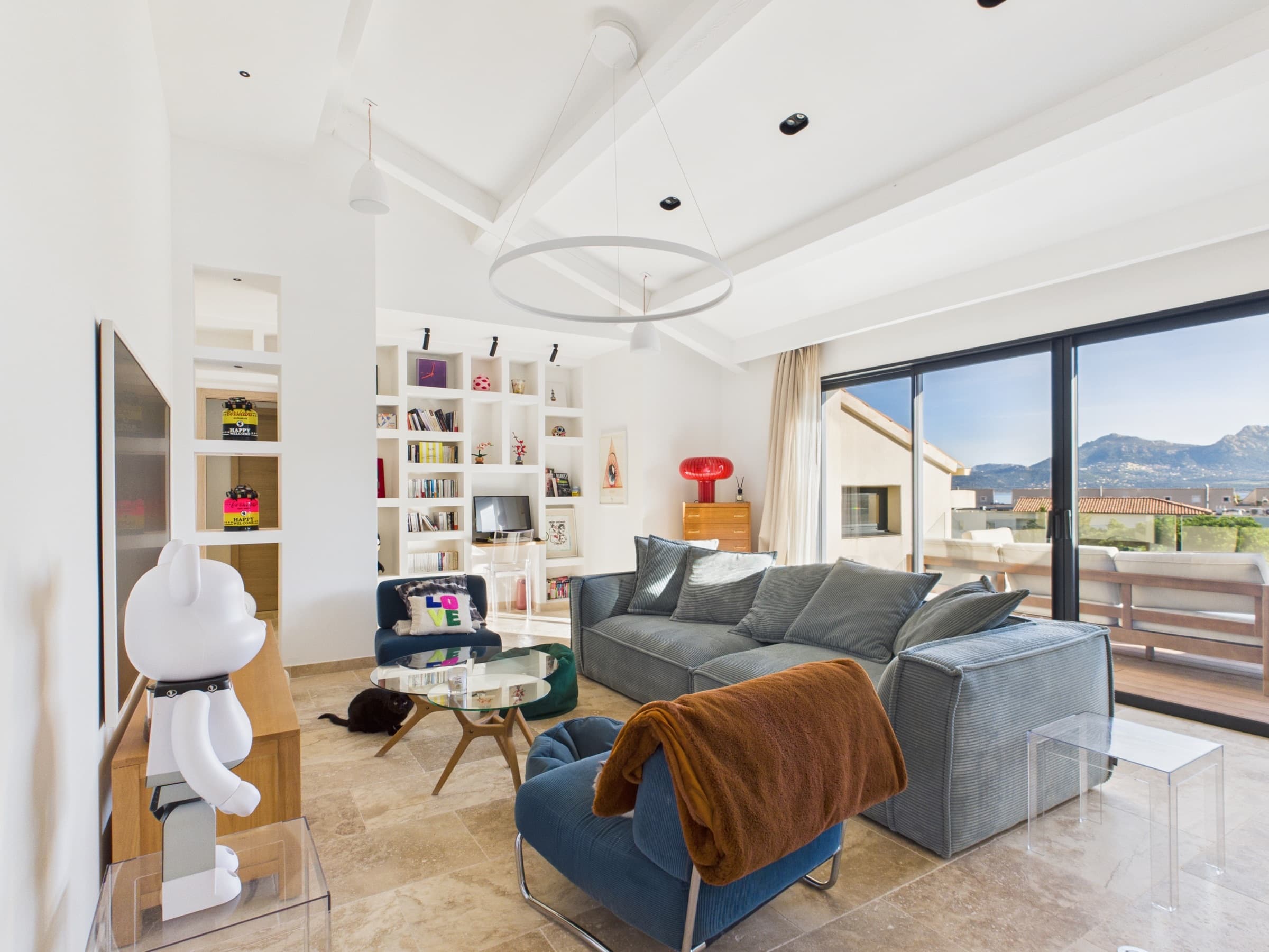 Terrasse du penthouse à Calvi