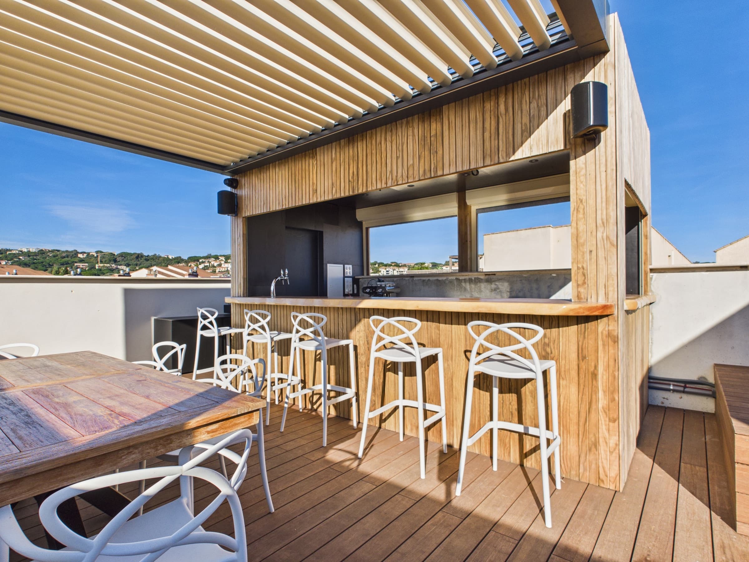 Seconde terrasse de l’appartement