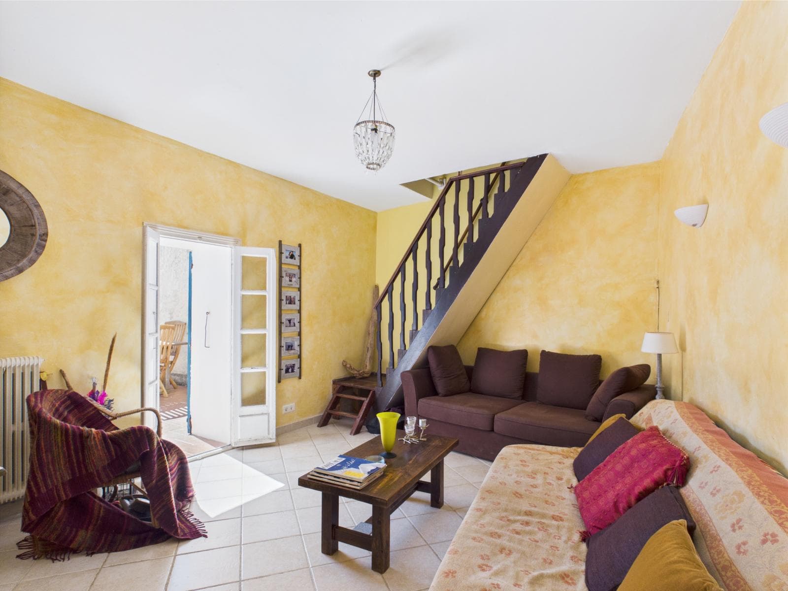 Salon de la maison de village