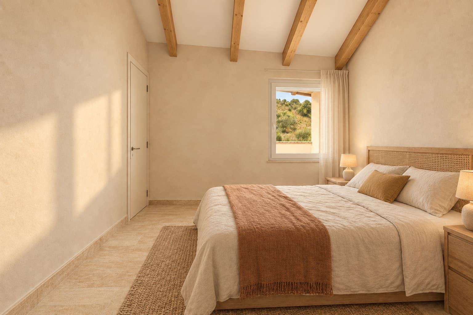 Projection du lot A : chambre 1
